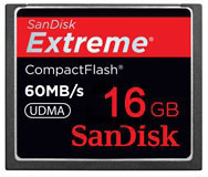 Sandisk Extreme CF 16GB (SDCFX-016G-X4)